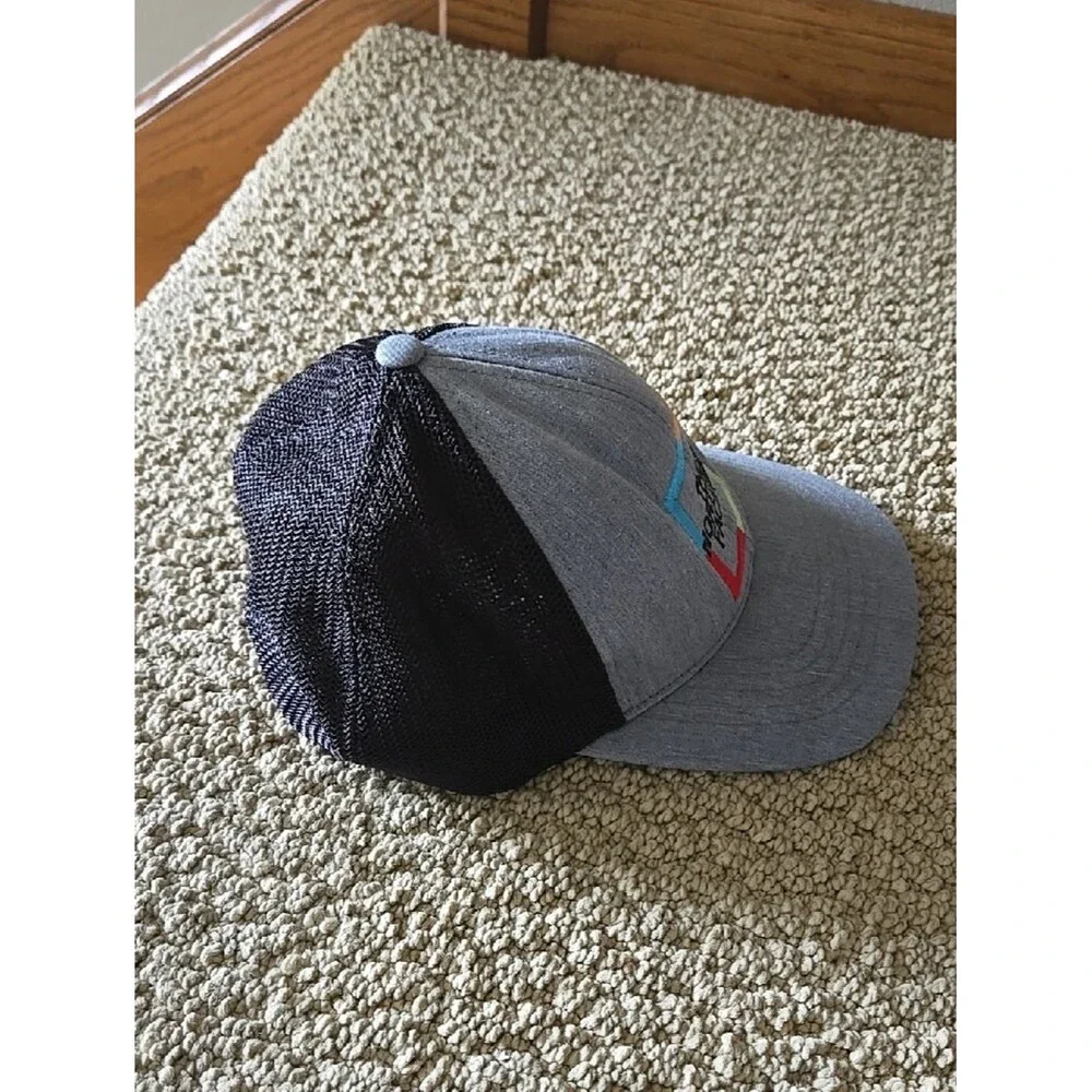 The North Face Grey Trucker Hat Multicolor Logo Gray Men Women
